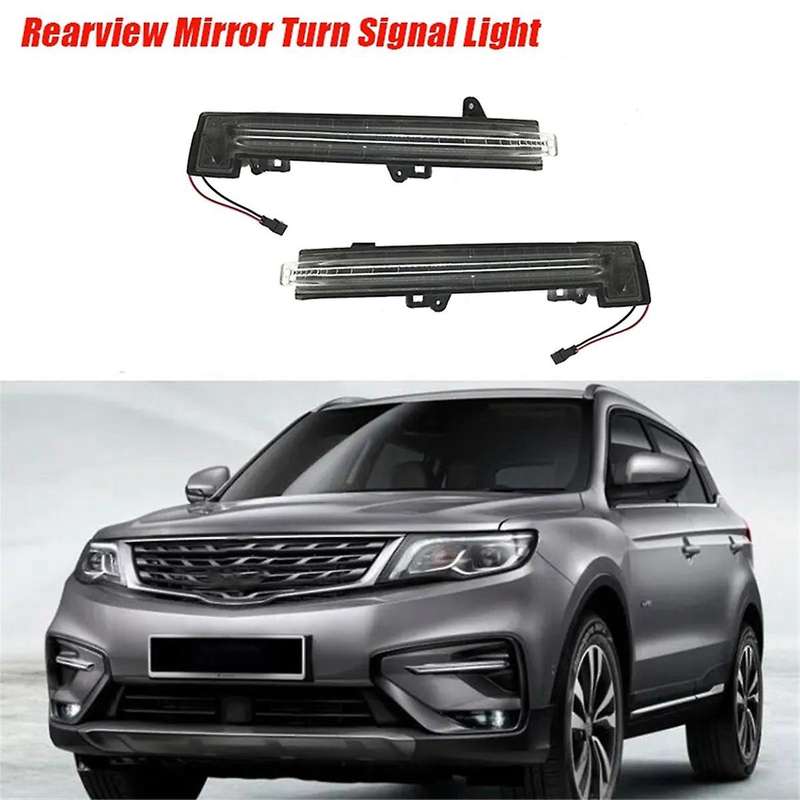 1Pair Car LED Rear View Mirror Turn Signal Lamp for Jetour X70 X70S 2018 2019 Reverse Mirror Side La