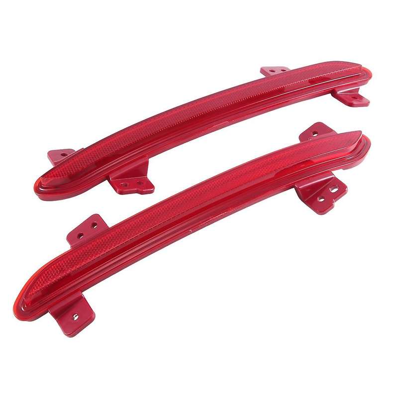 1Pair Car LED Rear Bumper Light Reflector Light Brake Warning Light for F7