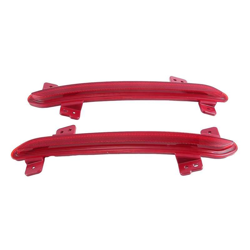 1Pair Car LED Rear Bumper Light Reflector Light Brake Warning Light for F7