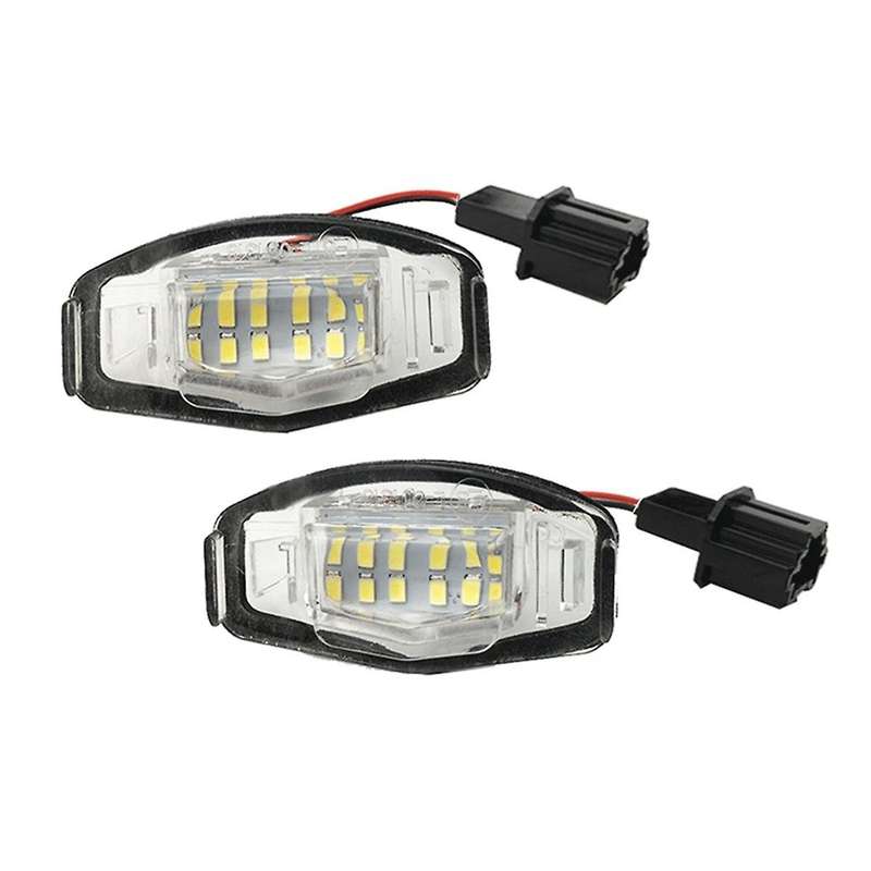 1Pair Car Led License Plate Light License Plate Light Lamp for Accord