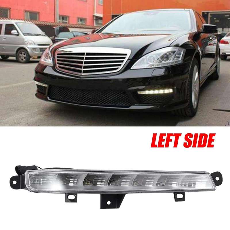 1pair Car Led Fog Lamps Drl Daytime Running Lights Assy for W221 S63 2007-2013 A2218201356 A22182014