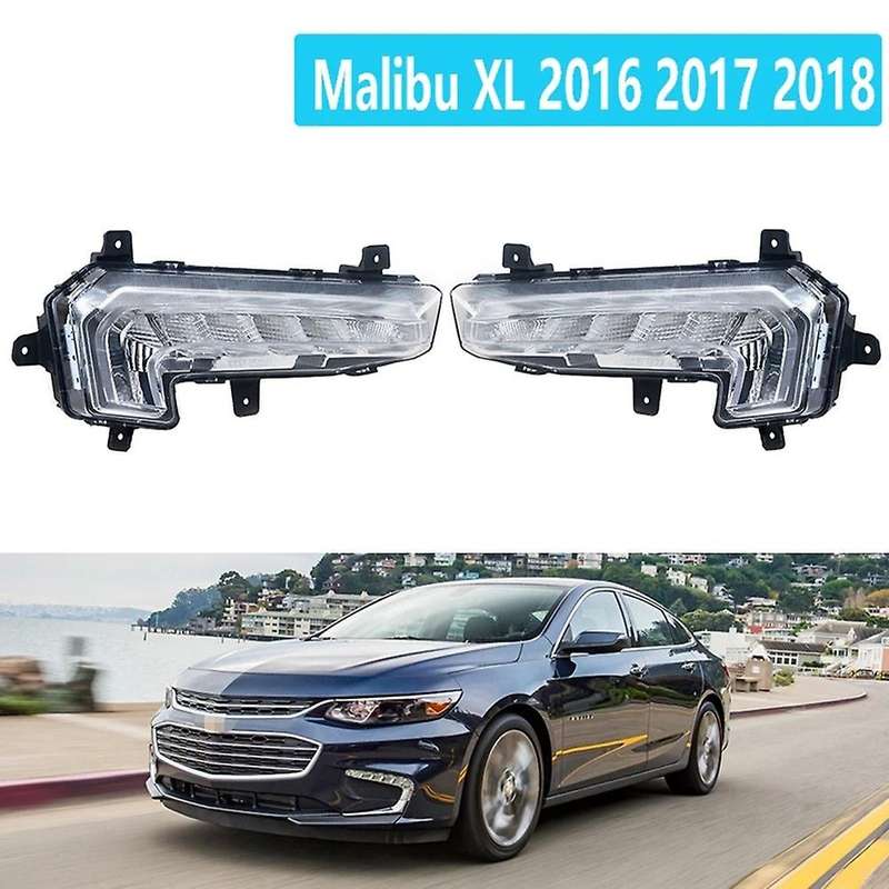 1Pair Car LED DRL Fog Light for XL 2016 2017 2018 Auto Driving Lamp Daytime Running Light Bumper Lam