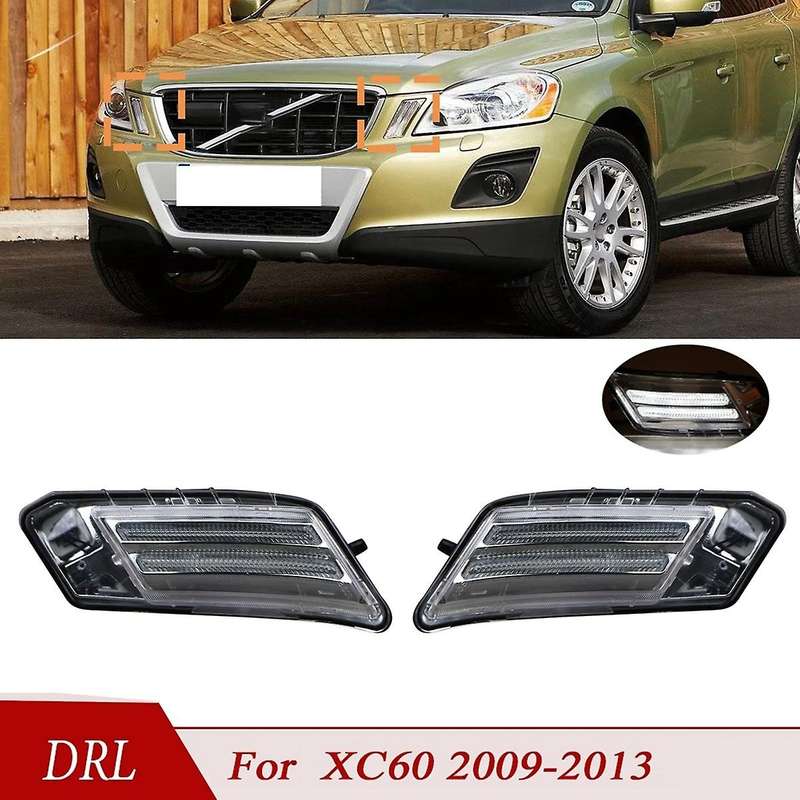 1pair Car Left Right Parking Light Front Turn Signal Indicator Light for Xc60 2008-2013 31290874 31