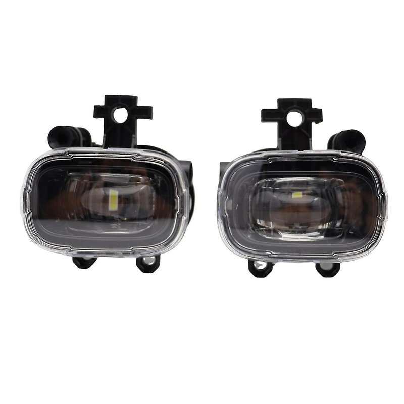 1Pair Car Lens LED Fog Lights Assembly for Rogue Juke Kicks 2021-2023 Front Daytime Running White L