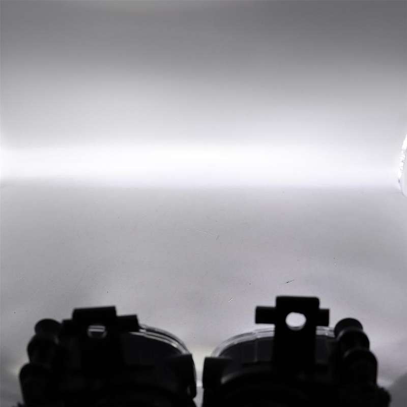 1Pair Car Lens LED Fog Lights Assembly for Rogue Juke Kicks 2021-2023 Front Daytime Running White L