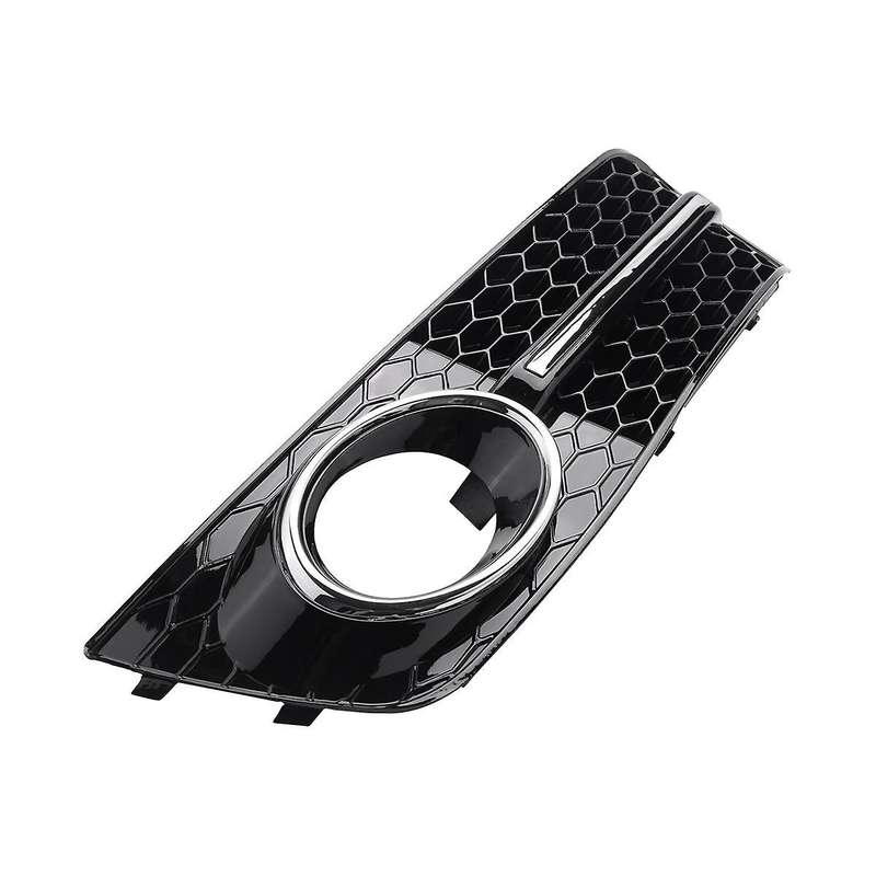 1pair Car Left & Right Front Bumper Fog Light Comb Grilles Grill for A4 B8 2009-2012 : 8k0807682 8k0