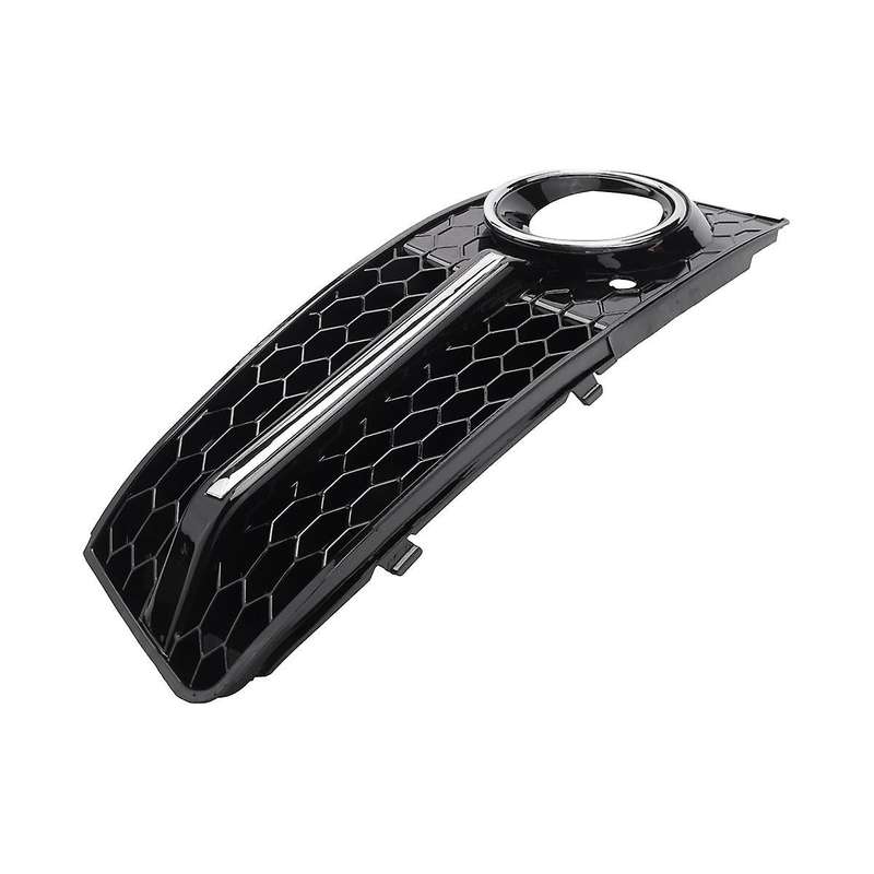 1pair Car Left & Right Front Bumper Fog Light Comb Grilles Grill for A4 B8 2009-2012 : 8k0807682 8k0