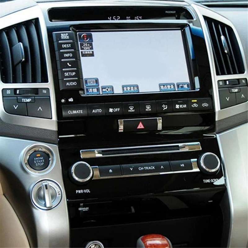 1Pair Car Middle Center Dash Air Conditioner Outlet Assembly for Land Cruiser LC200 2008-2013 A/C Ai
