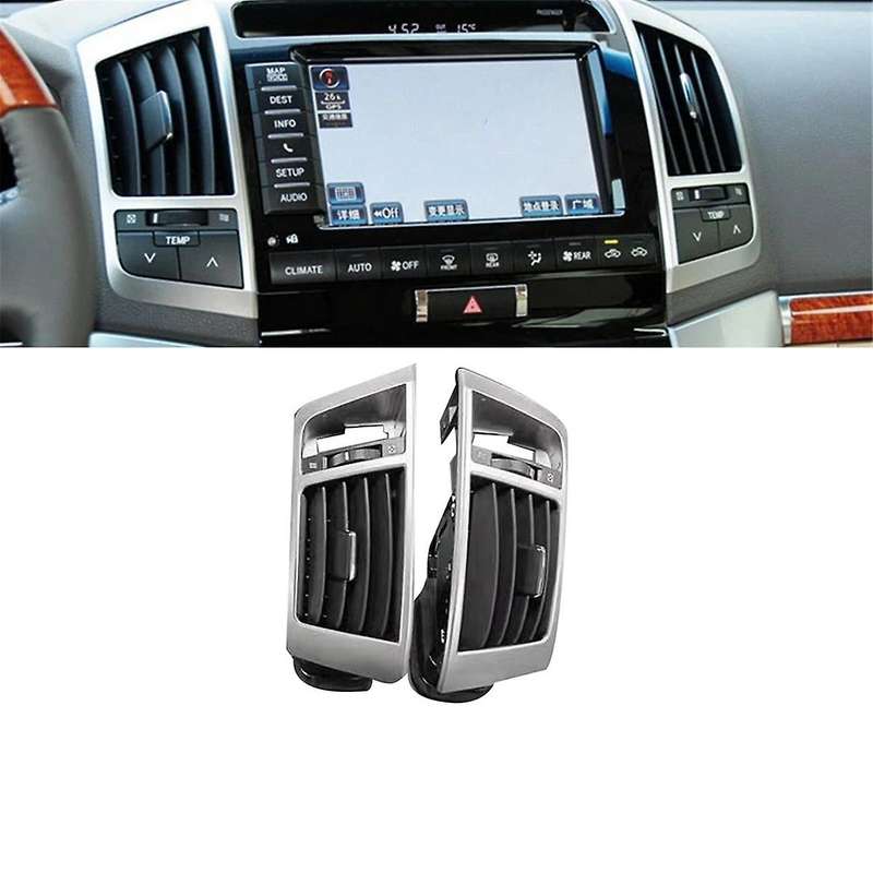 1Pair Car Middle Center Dash Air Conditioner Outlet Assembly for Land Cruiser LC200 2008-2013 A/C Ai