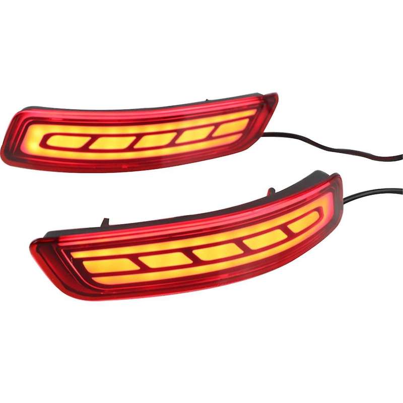 1Pair Car Rear Bumper Light(LH+RH)Brake Light Warning Light for 2014-2018