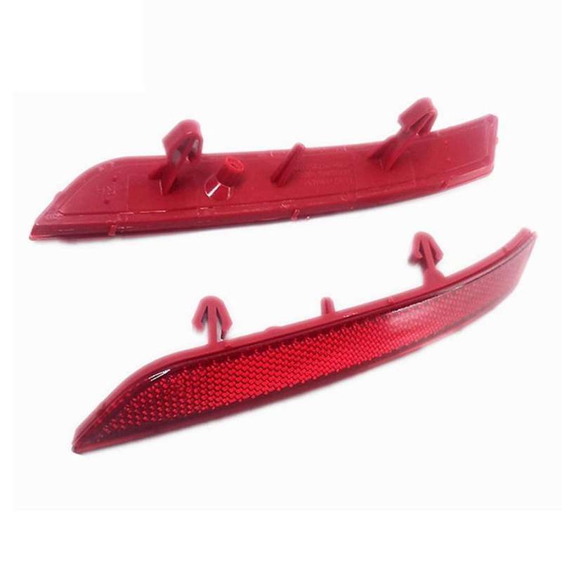 1pair Car Rear Bumper Fog Light Parking Warning Reflector Taillights Brake Lamp for 508 2011-2014