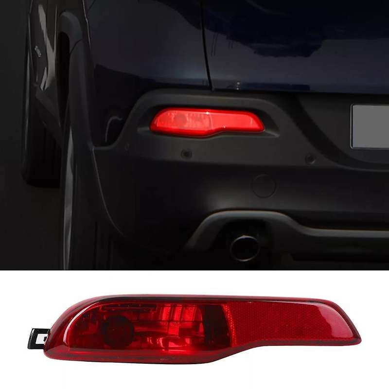 1Pair Car Rear Bumper Reflector 68105145AC 68105144AC for 2014-2018 Rear Fog Light Reflector Lamp