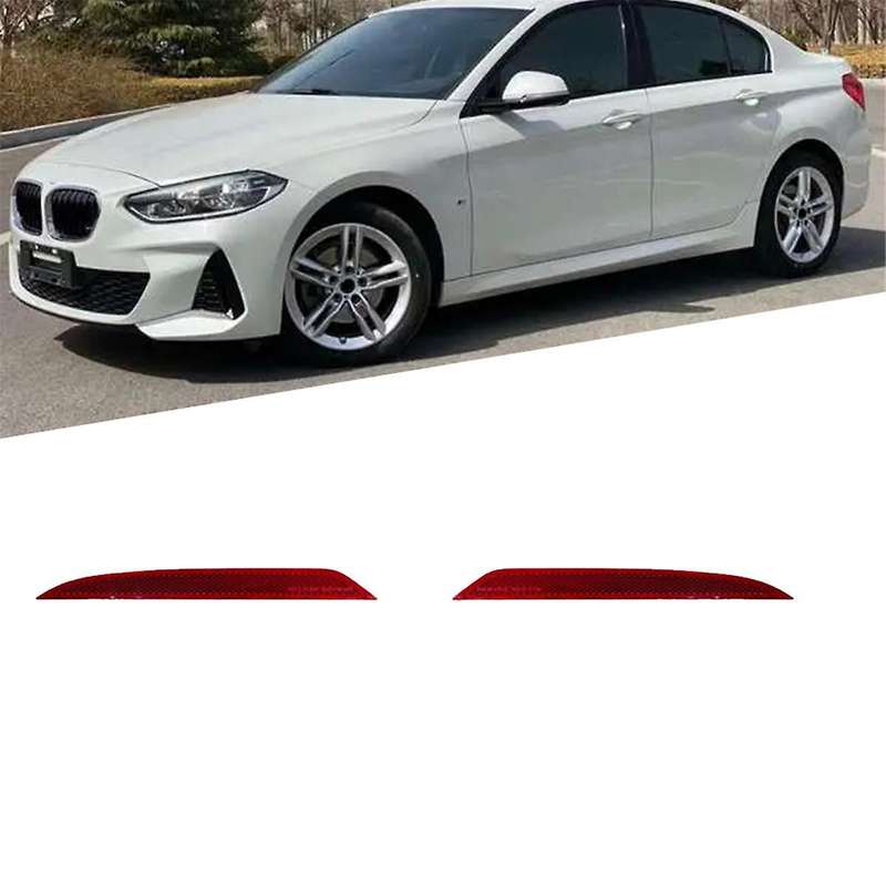 1Pair Car Rear Bumper Reflector Light Trim 63148077173 63148077174 for 1 Series F40 2019-2024 116I 1