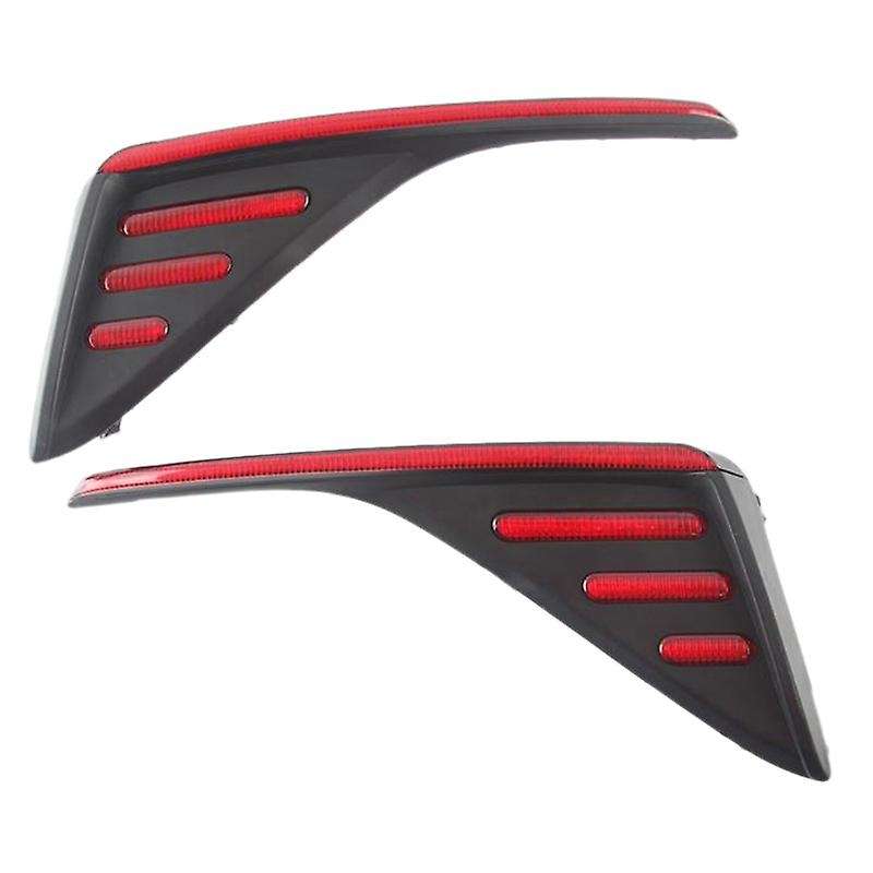 1Pair Car Rear Bumper Reflector Brake Light Lamp for C- 2016-2018