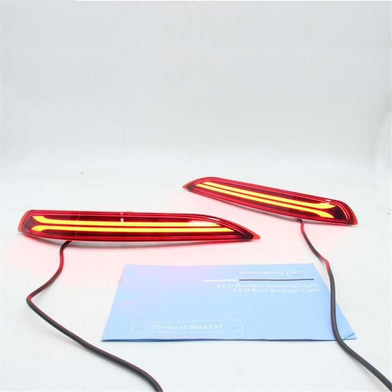 1Pair Car Rear Bumper Light(LH+RH)Brake Light Warning Light for 2022