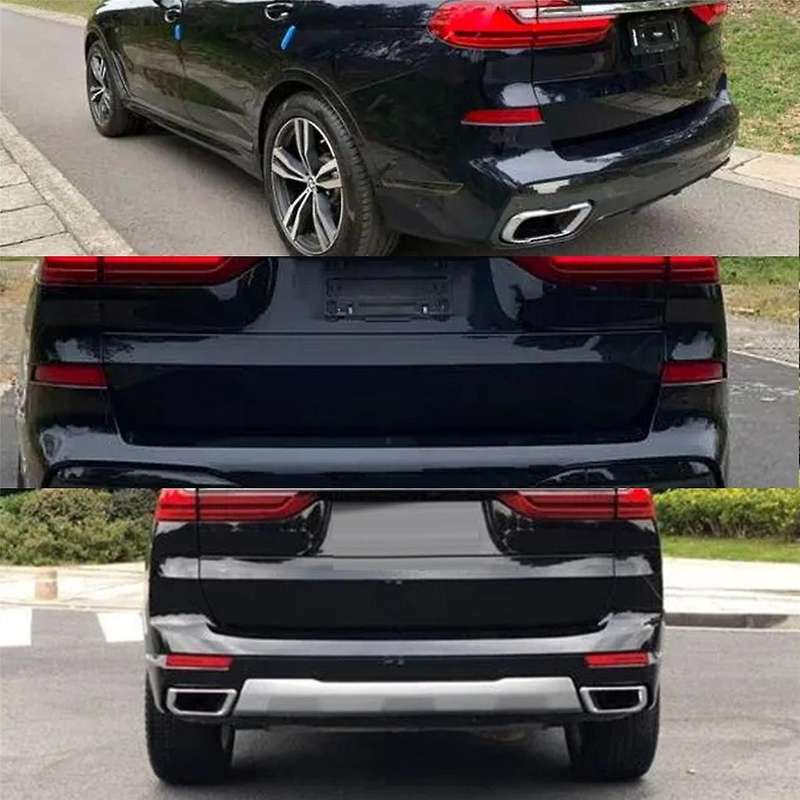 1pair Car Rear Bumper Reflector W/ Fog Light Lamp 63147442306 63147442307 for X7 G07 2018-2022 30dx