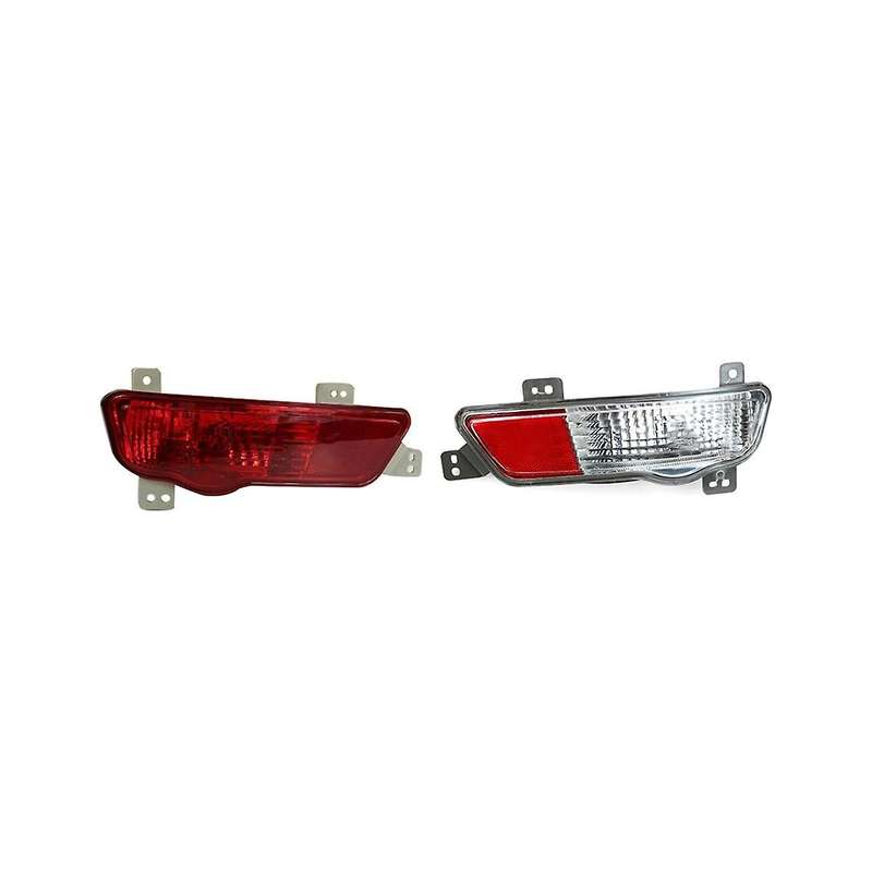 1pair Car Rear Fog Lights Rear Bumper Reflector Lamp for Cruze Hatchback 2009-2016 Tail Brake Light