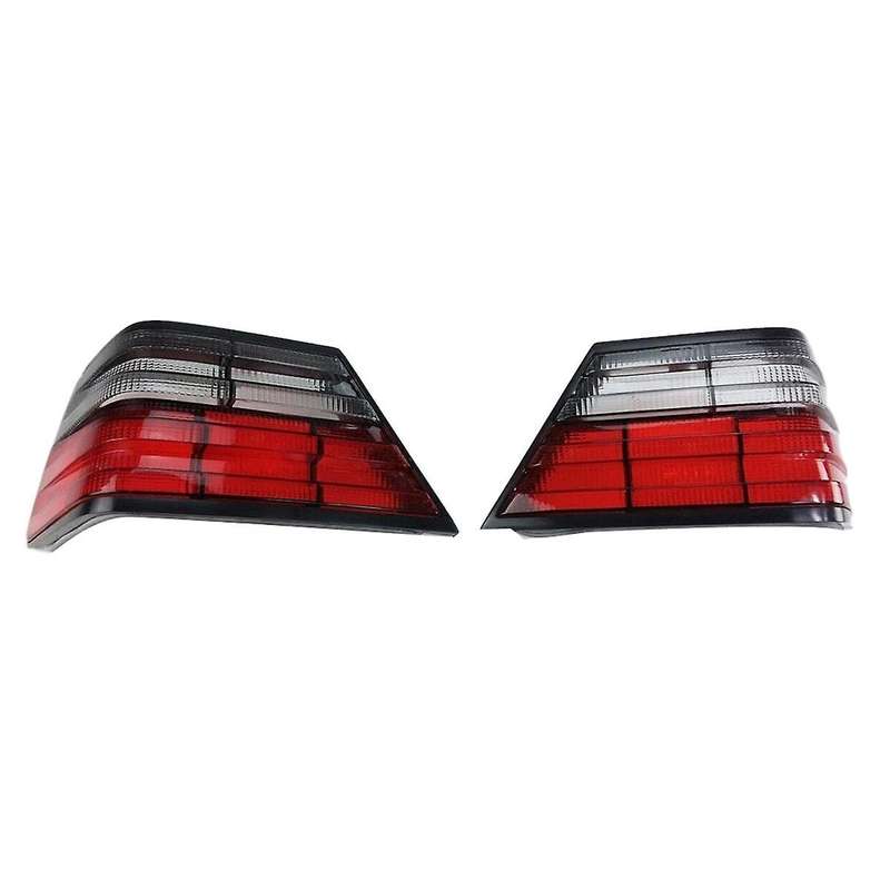 1Pair Car Rear Tail Light Lamp Red+Smoke for E-Class W124 E 180 E200 1986-1995 A1248206164 A12482042