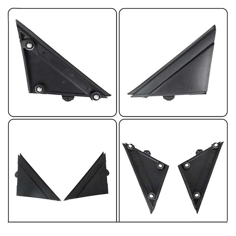 1Pair Car Rear View Mirror Triangle Plate for 2012-2019 1SH17KX7AA 1SH16KX7AA Front Pillar Corner T