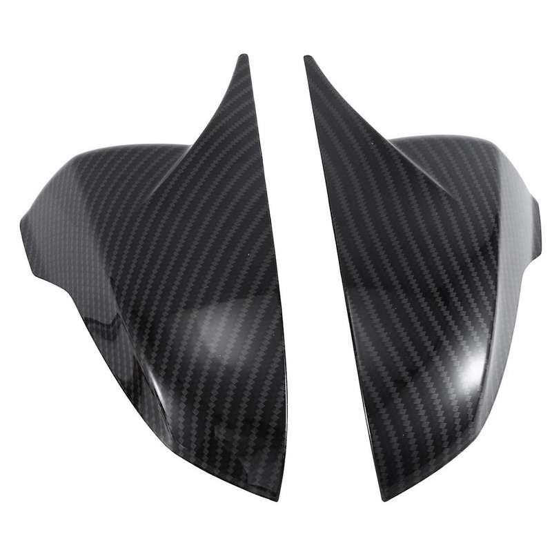 1Pair Car Rear View Mirror OX Horn Shell Trim Cover for 2018-2023 Side Door Mirror Caps Housing