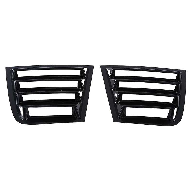 1pair Car Rear Window Louver Shutter Trim Cover for Charger 2015-2022 Side Louver Scoop Shade Decora