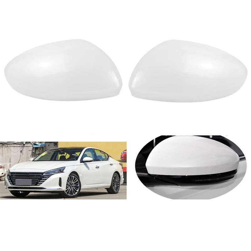 1pair Car Rear View Mirrors Cover for Altima 2019-2022 Side Wing Mirrors Shell Reflective Mirror Hou