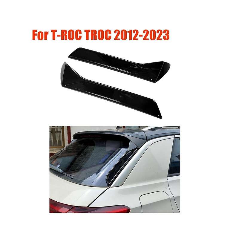 1pair Car Rear Window Side Spoiler Trim Panel for Troc 2012-2023 Window Weather Strip Fascia