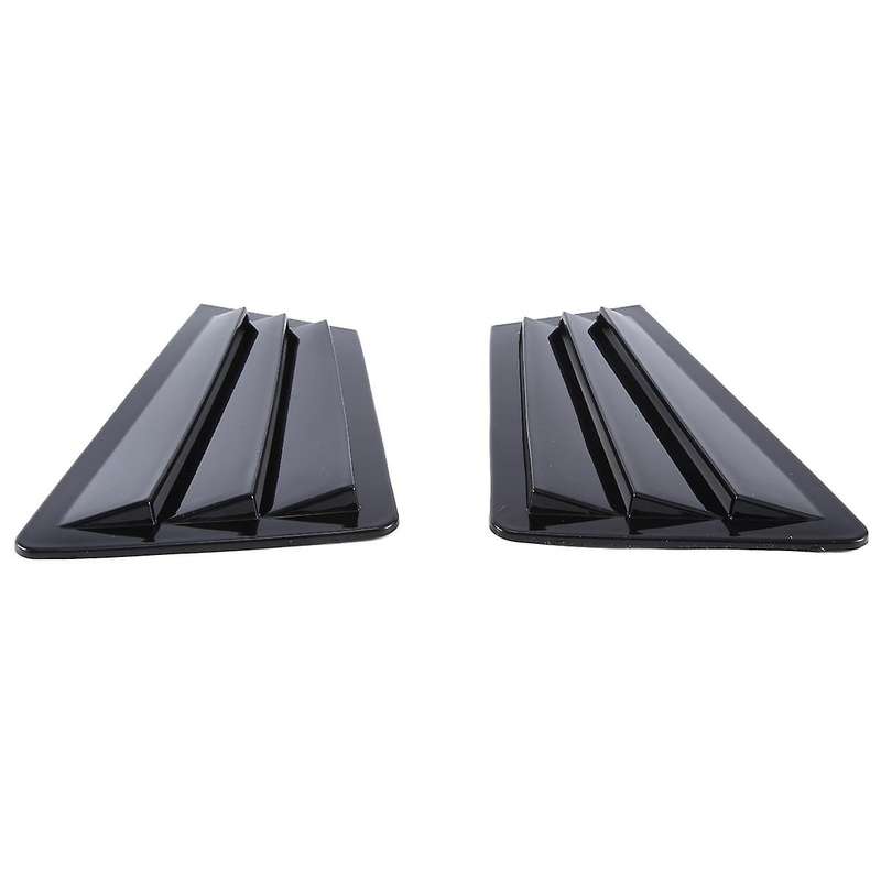 1pair Car Rear Window Shutter Trim Cover for 3 2003-2007 Side Louver Scoop Spoiler Deflector B