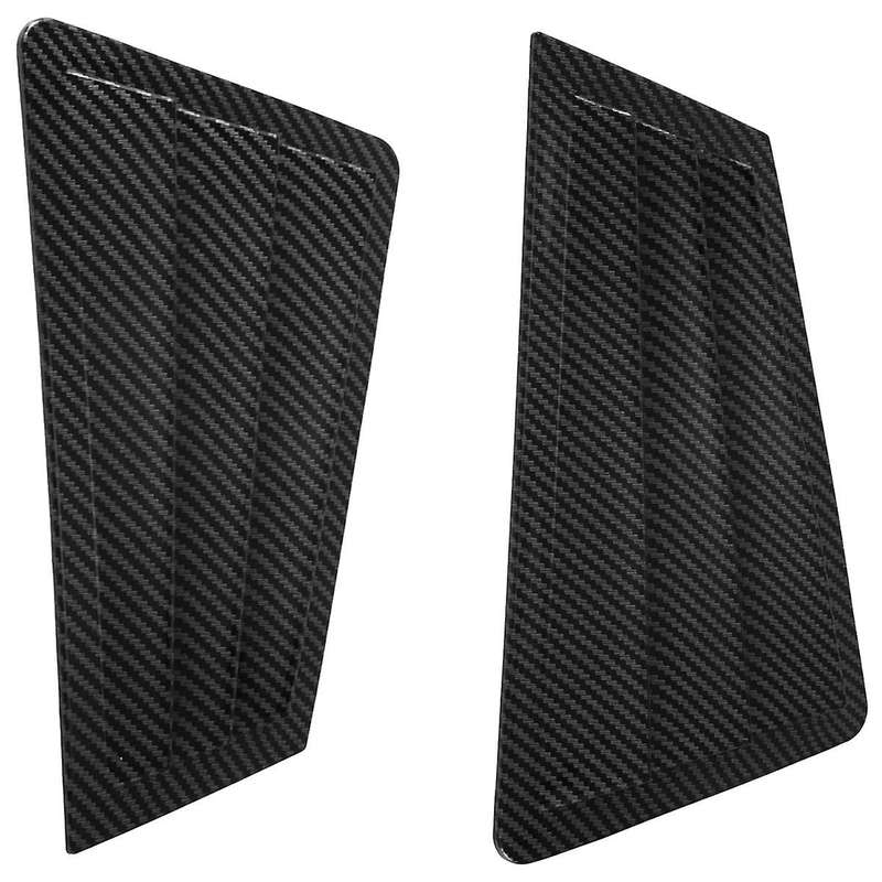 1pair Car Rear Window Shutter Trim Cover for 3 2003-2007 Side Louver Scoop Spoiler Deflector A