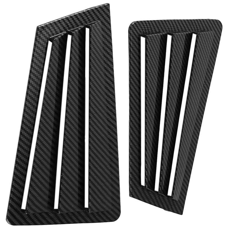 1pair Car Rear Window Shutter Trim Cover for 3 2003-2007 Side Louver Scoop Spoiler Deflector A