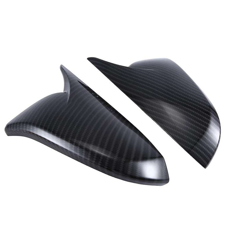 1pair Car Rearview Mirror Cover for 2013-2022 Ox Horn Side Mirror Shell Reverse Caps Trim