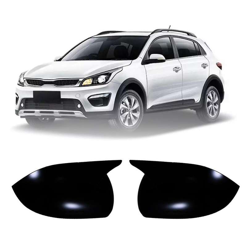 1pair Car Rearview Mirror Cover for K2 Kx 2017-2023 Ox Horn Side Mirror Shell Reverse Caps Trim Glos