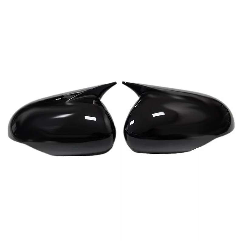 1Pair Car Rearview Mirror Housing OX Horn Trim Cover for KX3 2015-2019 Side Door Mirror Cover Cap Gl