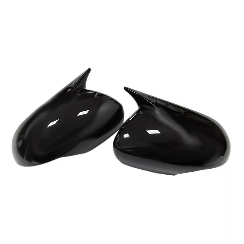 1Pair Car Rearview Mirror Housing OX Horn Trim Cover for KX3 2015-2019 Side Door Mirror Cover Cap Gl