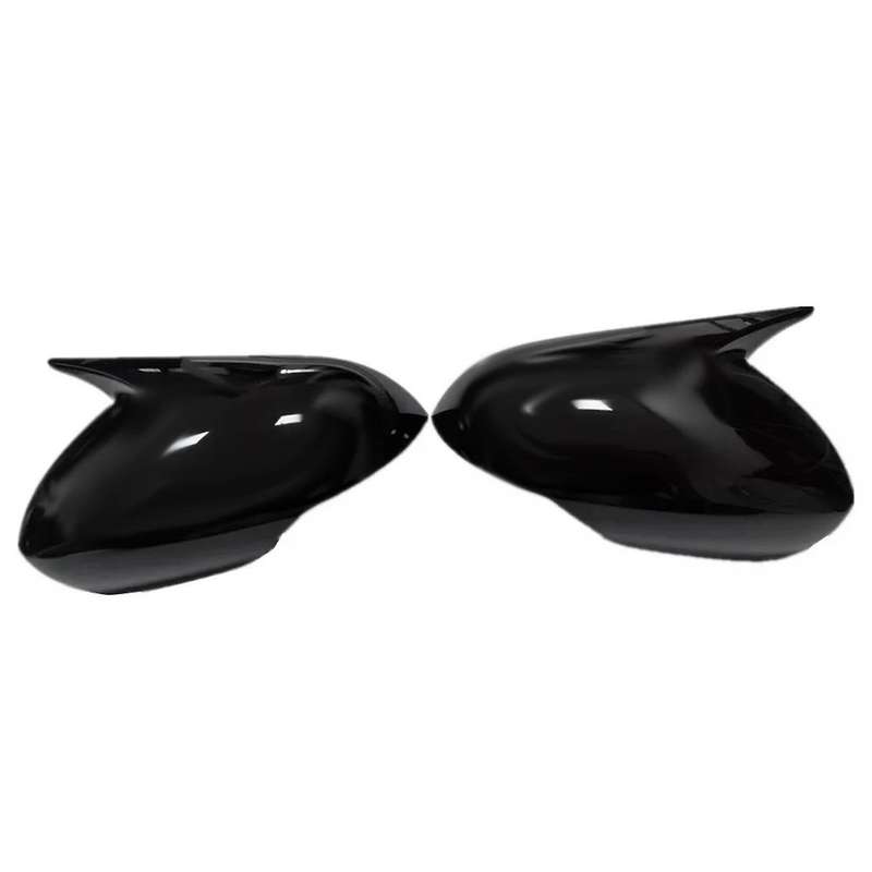 1Pair Car Rearview Mirror Housing OX Horn Trim Cover for KX3 2015-2019 Side Door Mirror Cover Cap Gl