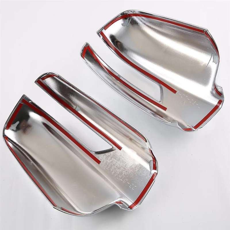 1pair Car Rearview Mirror Cover Trim for Ram 1500 2023 Side Wing Rear Mirror Caps Silver Plating