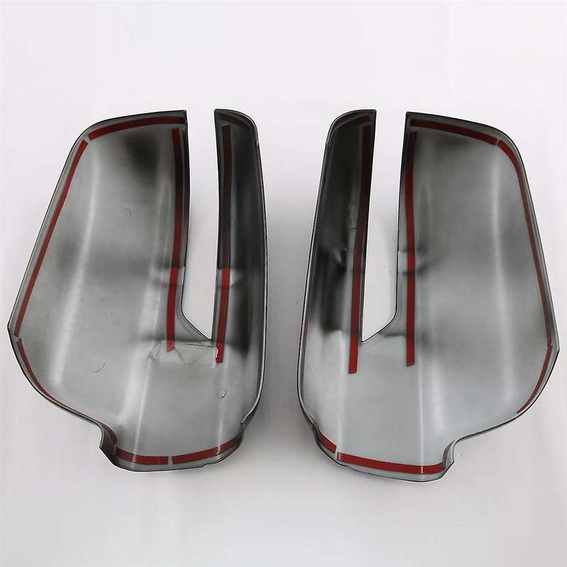 1pair Car Rearview Mirror Cover Trim for Ram 1500 2023 Side Wing Rear Mirror Caps Glossy Black
