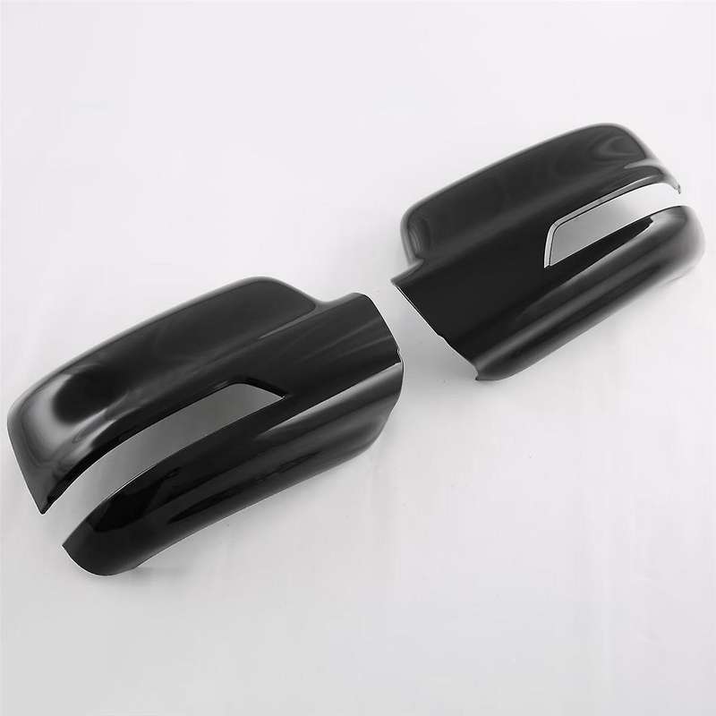 1pair Car Rearview Mirror Cover Trim for Ram 1500 2023 Side Wing Rear Mirror Caps Glossy Black