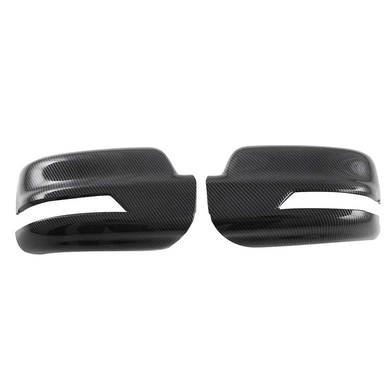 1pair Car Rearview Mirror Cover Trim for Ram 1500 2023 Side Wing Rear Mirror Caps Carbon Fiber