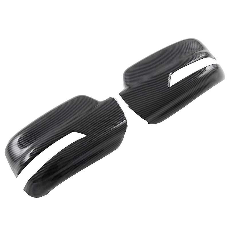 1pair Car Rearview Mirror Cover Trim for Ram 1500 2023 Side Wing Rear Mirror Caps Carbon Fiber