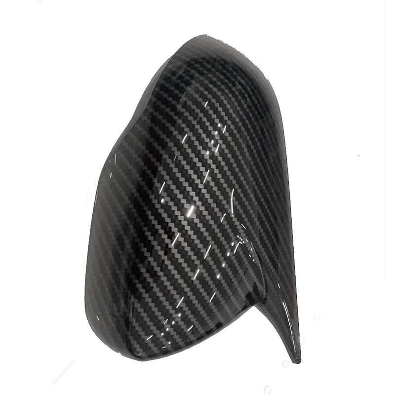 1Pair Car Rearview Mirror Housing OX Horn Trim Cover for KX3 2015-2019 Side Door Mirror Cover Cap Ca