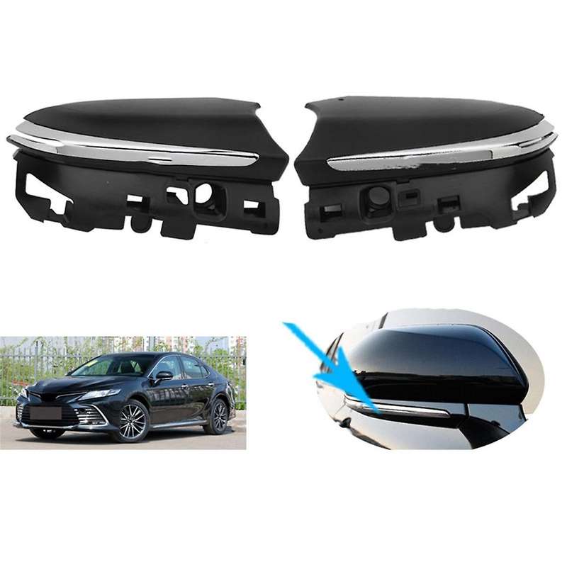 1pair Car Rearview Mirror Frame Lower Base Bracket for 8th 2018-2024 Reversing Wing Mirror Shell Bra