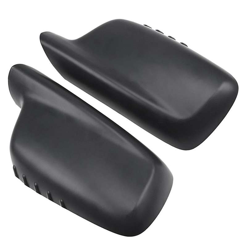 1pair Car Rearview Mirror Covers Trim Caps for E65 E66 E67 E46 Coupe E46 51167074236 51167074235 Bla
