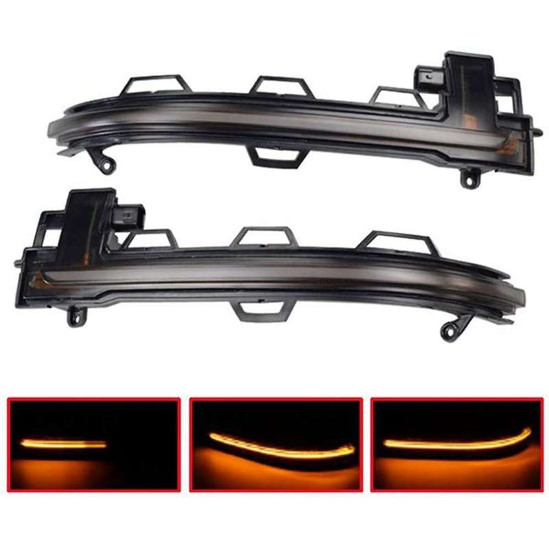 1pair Car Rearview Side Mirror Led Dynamic Turn Signal Light for X3 X4 X5 X6 X7 G01 G02 G05 G07 2018