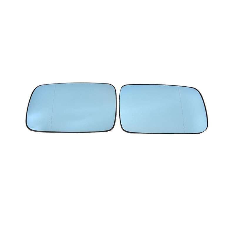 1pair Car Rearview Side Door Mirror Blue Glass Lens Heated for E46 E65 E66 E67 2001-2008 5116702842