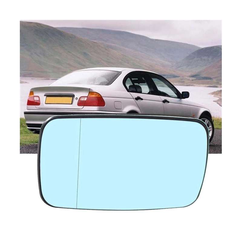 1pair Car Rearview Side Door Mirror Blue Glass Lens Heated for E46 E65 E66 E67 2001-2008 5116702842