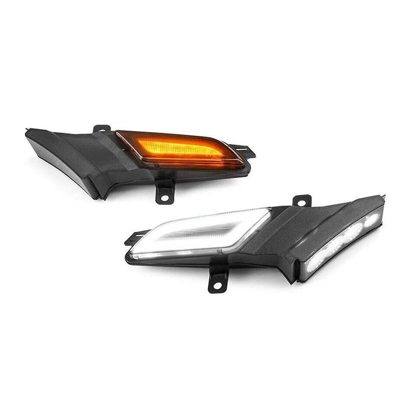 1pair Car Side Marker Lamps Dynamic Amber Led Turn Signal Blinker Light for 957 2007-2010 B