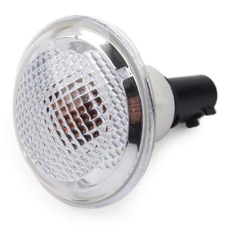 1Pair Car Side Marker Lamp Light Clear White Round for L322 2003-2012 XGB500020