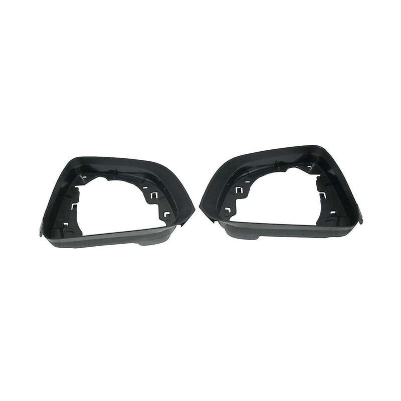 1pair Car Side Wing Rearview Mirror Cover Frame Black for All Molde