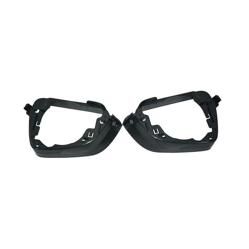 1pair Car Side Wing Rearview Mirror Cover Frame Black for All Molde